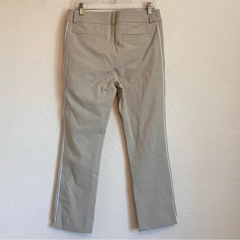 Classic Women's Beige Ankle Pants - Picture 12 of 14